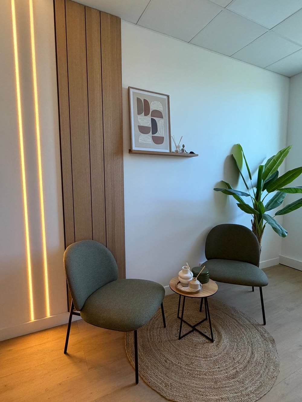 Espace salon et accueil du lieu Nomadom